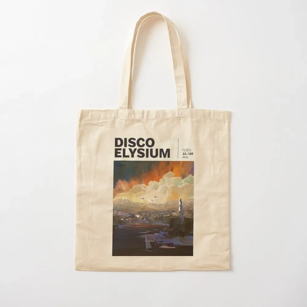 

Disco Elysium Essential Tote Bag shopping bags foldable Portable shopping bag tote bag canvas custom canvas