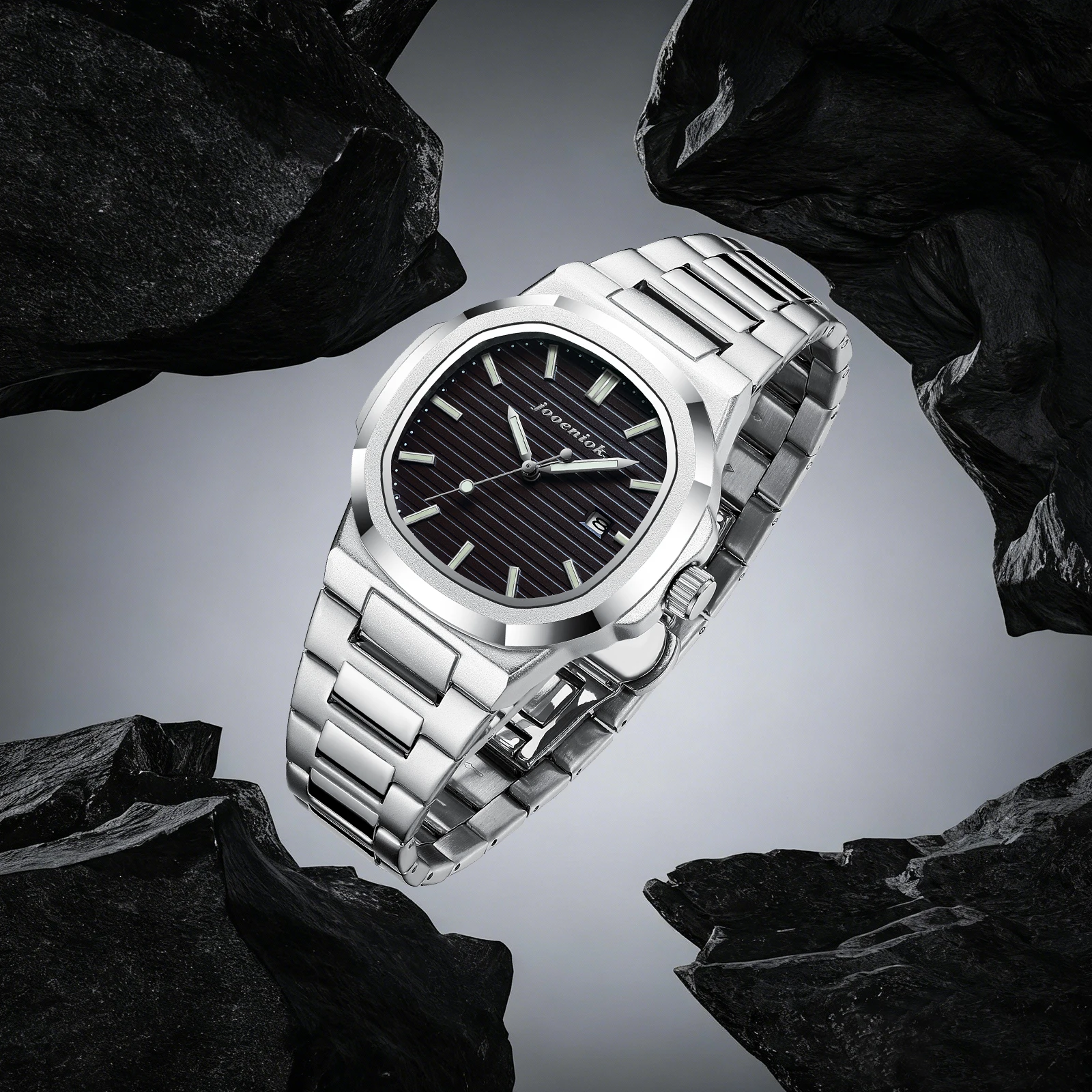 

2026 New Men Watch Premium Luxury Brand Fashion Full-Steel Quartz Men Watch Date Business Men Timepiece Montre Ho 2026 New