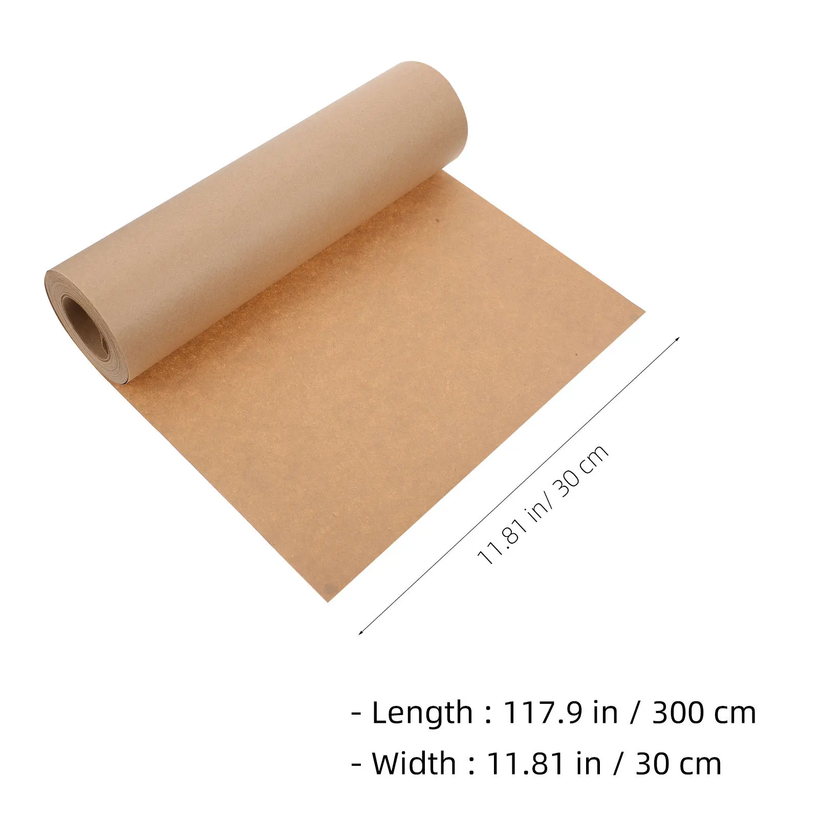 1 لفة براون كرافت لفة لتقوم بها بنفسك ورق الحرف اليدوية لتغليف الهدايا زهرة التعبئة والتغليف الحرفية ديكور باقة ورق التعبئة #4