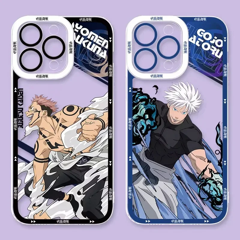 Anime Jujutsu Kaisen Case For Xiaomi 13T 12T 11T 10T 14 13 12 11 Lite 5G NE POCO F6 X6 Pro X3 NFC X5 X4 GT F3 F4 F5 M6 M5S C65