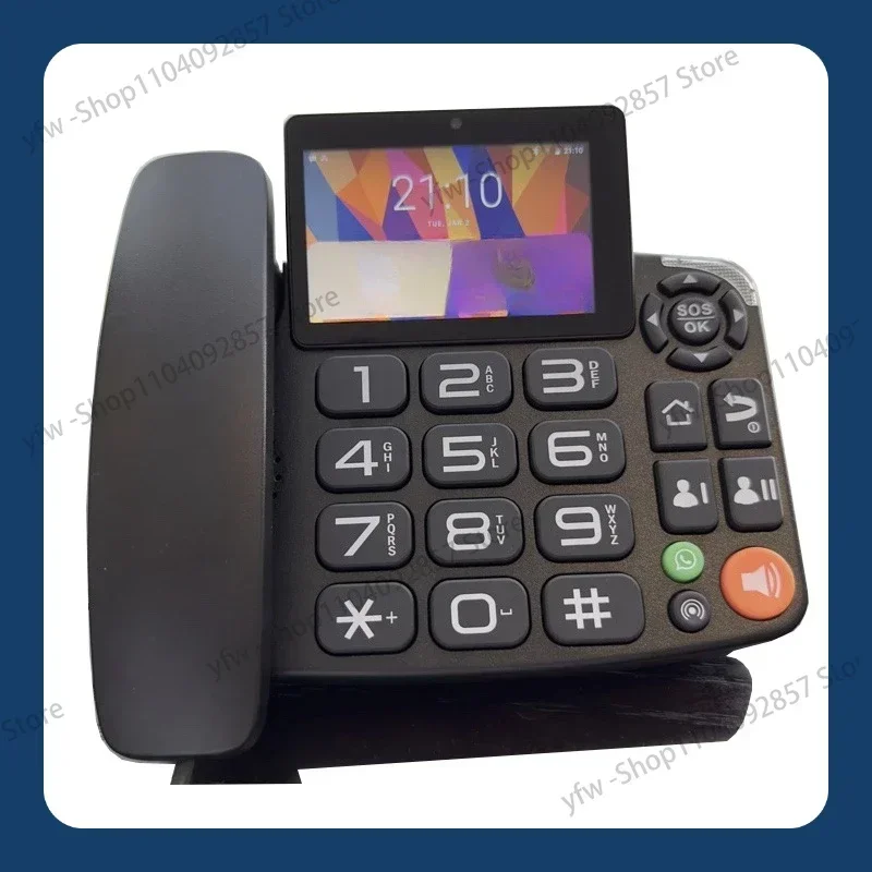 Android Fixed Wireless Landline 4G SIM Network Videophone Glob Universal Elderly WIFI Video Mobile Phone Home Office