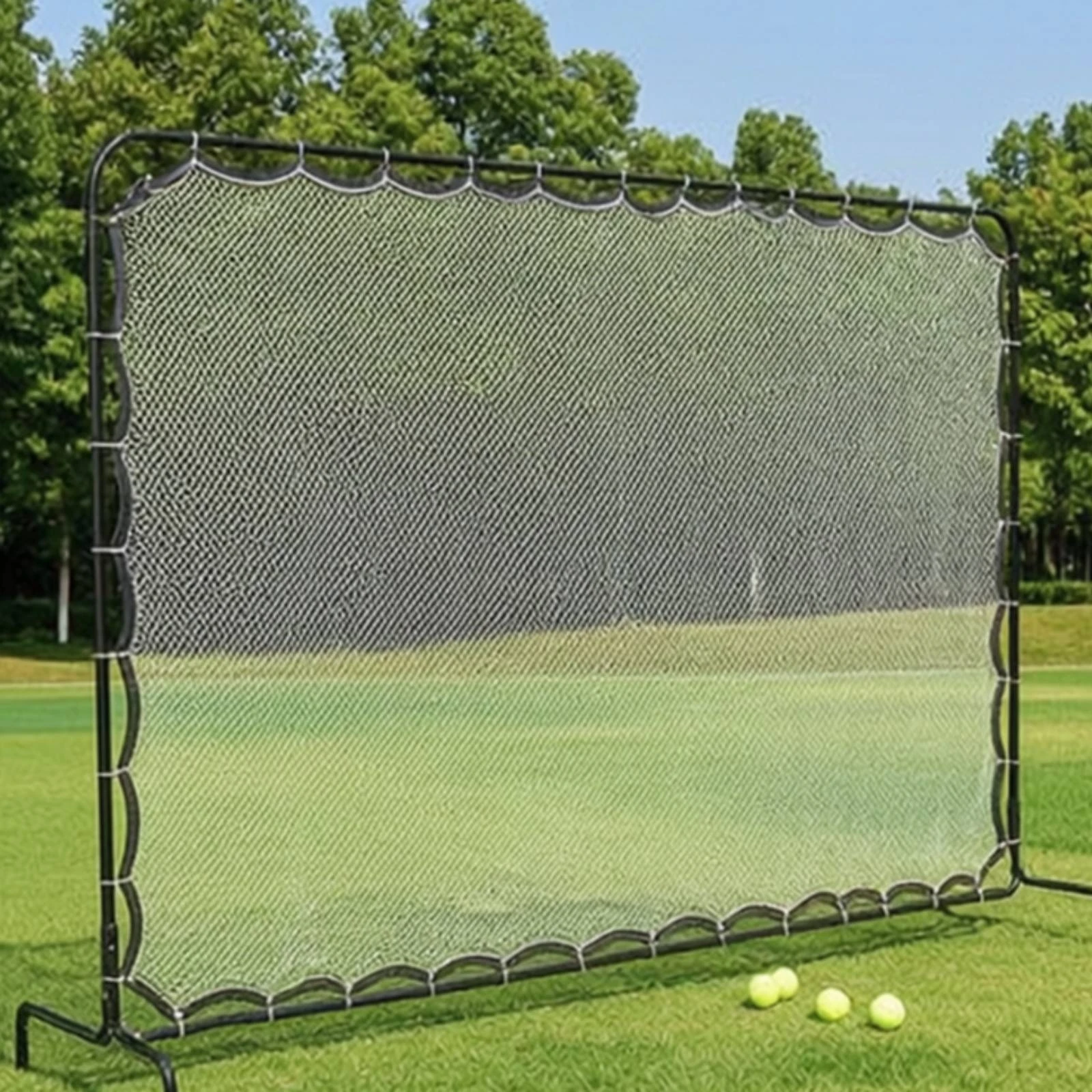 Tennis Rebound Net Portable Tennis Rebounder Net Long-Lasting Quick Assembly for Coaches, Backyard, Driveway