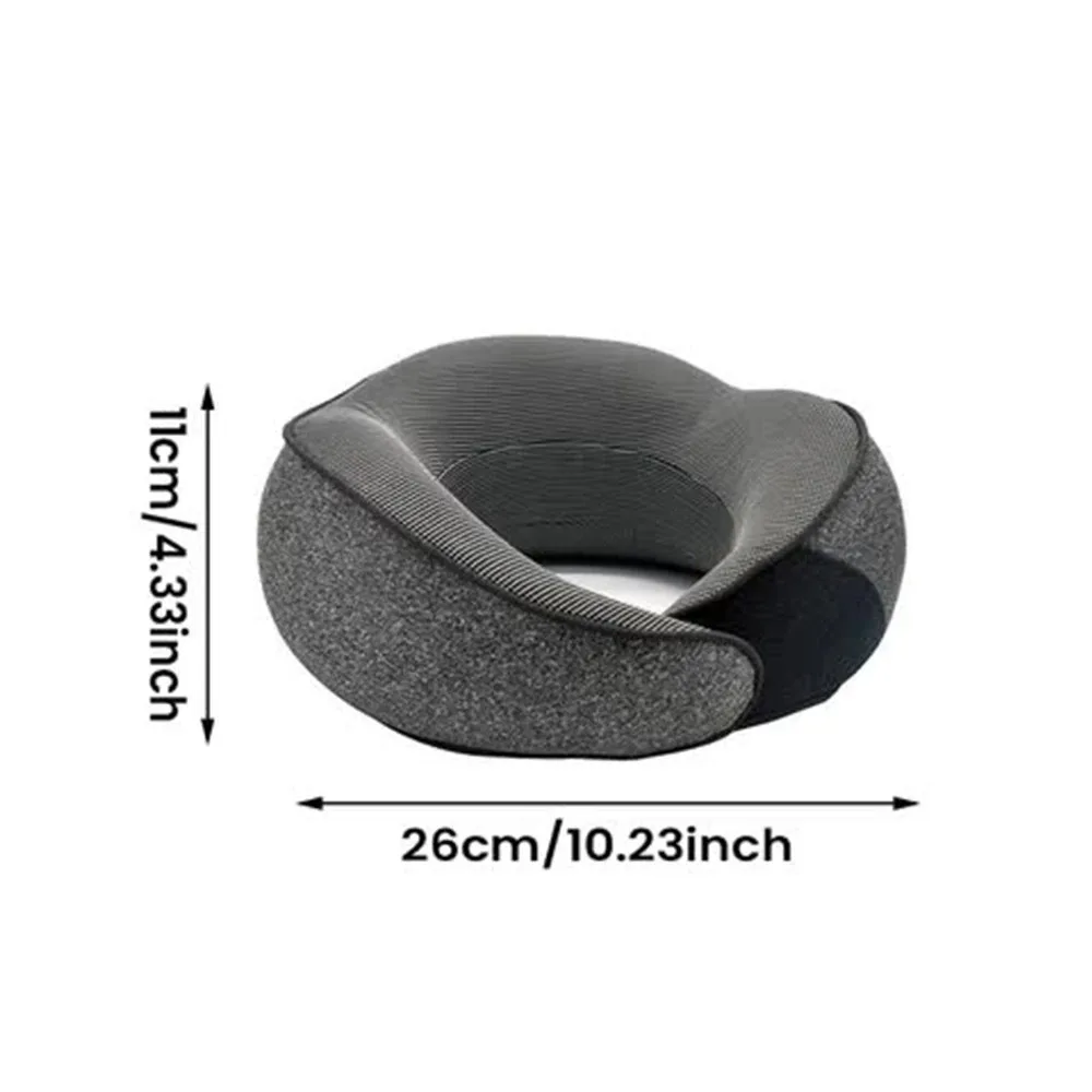 Memory Foam Neck Pillow Cervical Vertebra Travel Portable Noon Break Aircraft U Type Of Pillow Sleep Camping Pillow Carry Bag image 5