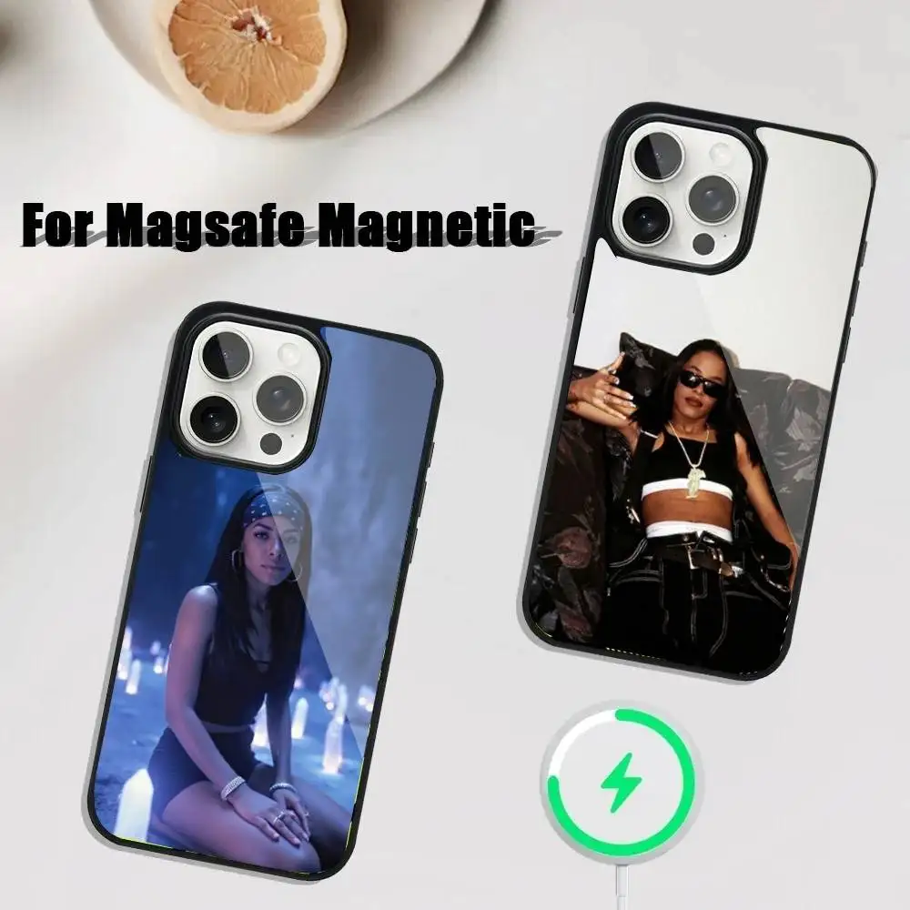 

Hip Hop Music A-Aaliyah Phone Case For iPhone 17,16,15,14,13,12,11,Pro,Max,Plus,Mini,SE4,E Magnetic Magsafe Wireless Charging
