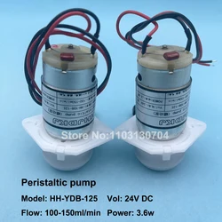 2PC Uv Solvent Printer Peristaltic Pump 24V DC Ink Pump 100-150ml/min for Wit color Titanjet Gongzheng Plotter DX5 DX7 printhead