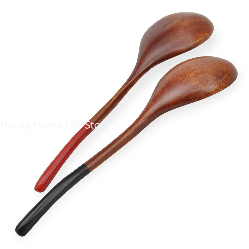 Wooden Spoon Bamboo Kitchen Cooking Utensil Tool Soup Teaspoon Catering For Wooden Spoon