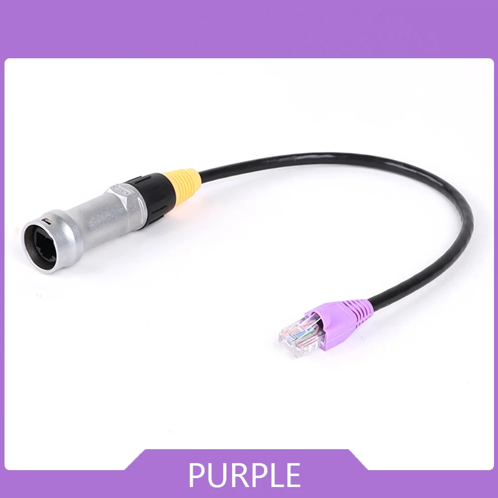 1PC CAT6A Stage Ethercon Cable RJ45 EtherCON Female Plug to RJ45 Male Plug Unshielded UTP 8P8C LAN Network Cable 0.3M-100M