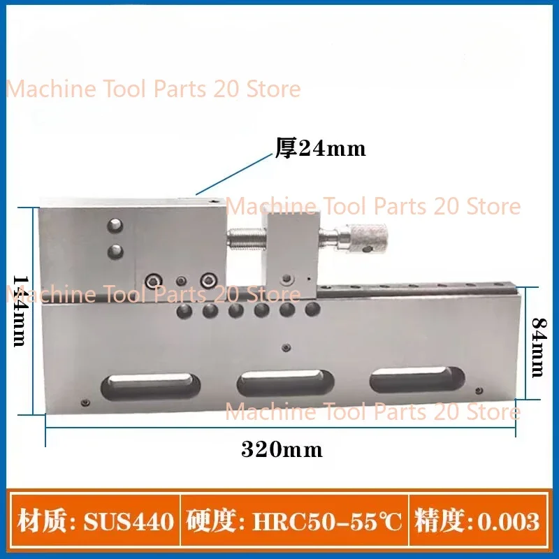 CNC Wire EDM High Precision Vise Stainless Steel 150mm Jaw Opening Clamping Vise For Wire EDM Machines With Special