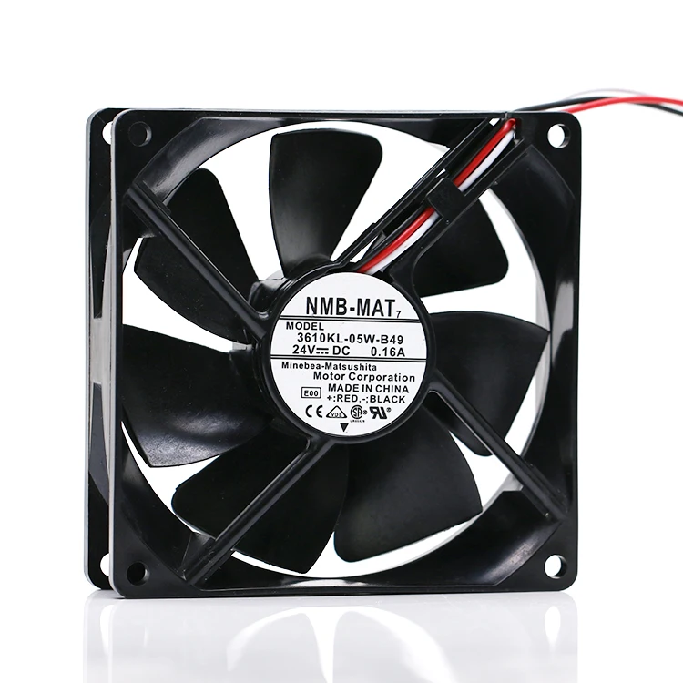 

2pcs 92mm 24V Case Fan for Nmb 3610kl-05w-b49 3610kl-05w-b40 9225 Dual Ball 0.16A frequency converter cooling fan