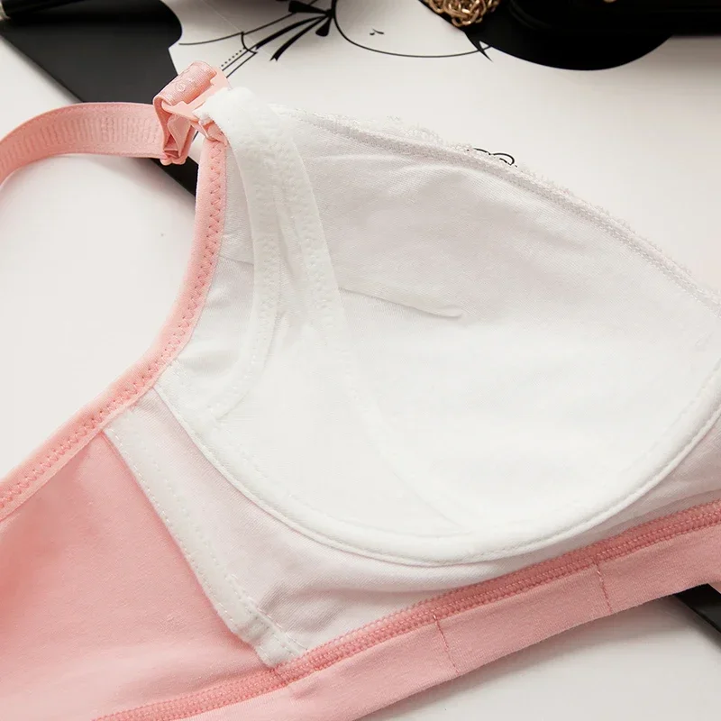 Wirefree Nursing Maternity Bra Clothing Cotton Breastfeeding Bra for Pregnant Women Pregnancy Breast One Size Sleep Underwear