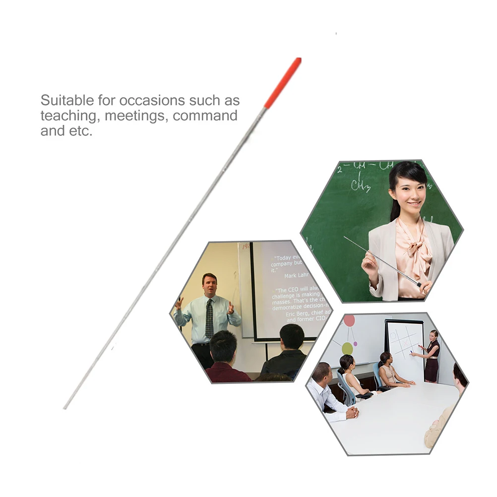 

Extendable Lightweight 39 Inch Hand Pointer Retractable Portable Presenter Classroom Whiteboard Pointer Handy