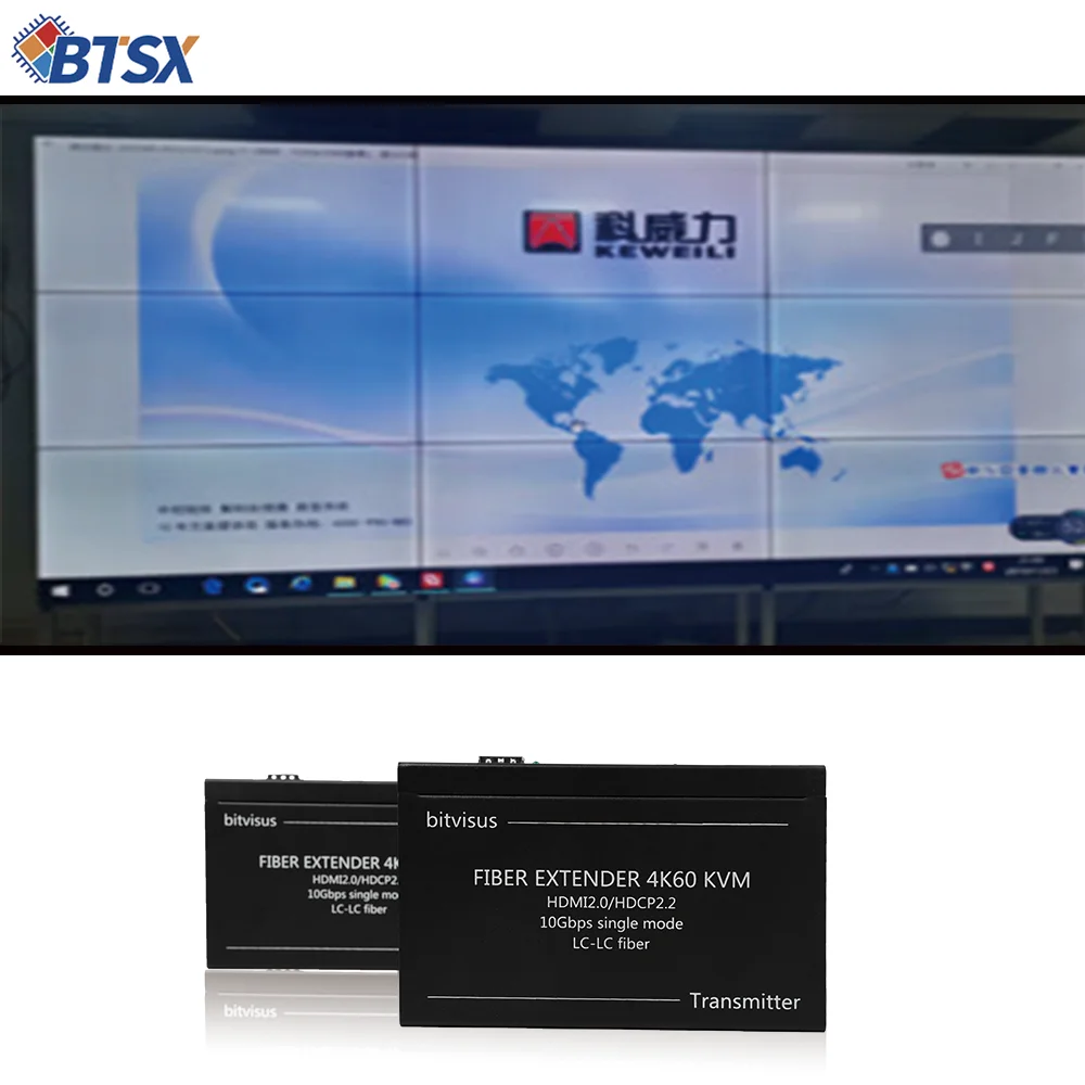 HDMI Fiber Extender with Zero Delay & 30KM Transmission