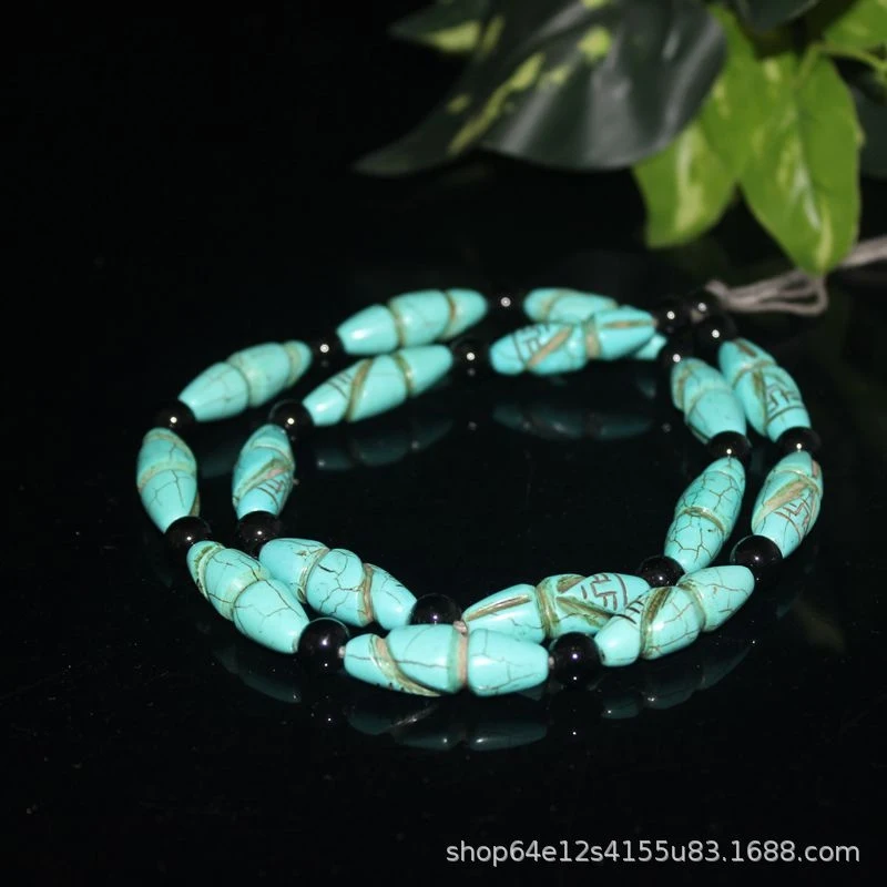 Optimized turquoise , ancient , bead strings, beads, , antique accessories