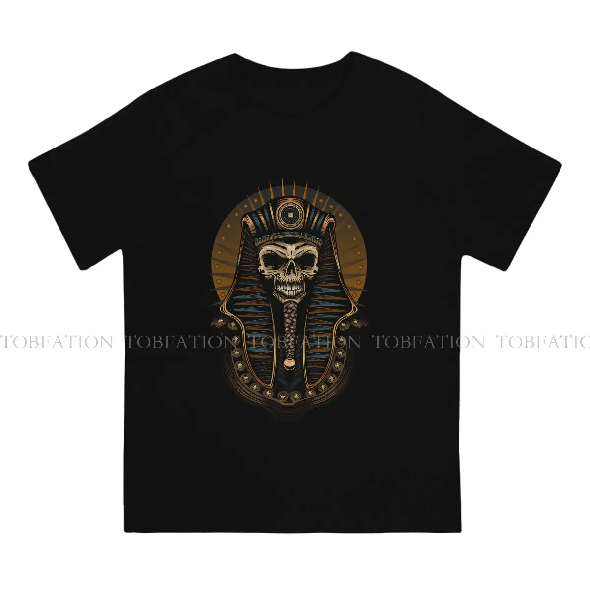 Egyptian TShirt for Men Pharaoh Classic Basic Summer 100% Cotton Tee T Shirt Novelty New Design Fluffy