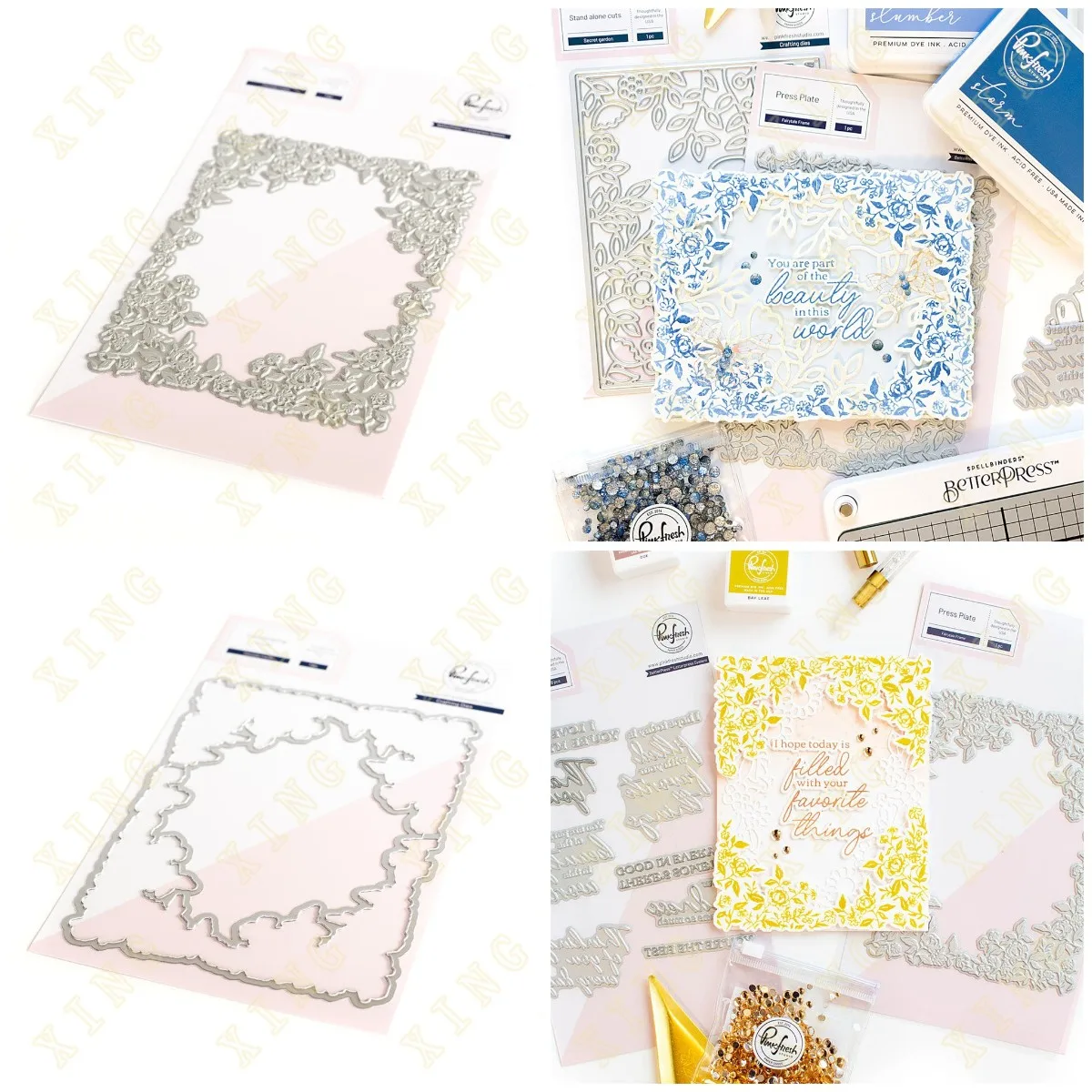 Fairytale Frame Metal Cutting Dies Hot Foil Scrapbook Diary Decoration Embossing Stencil Template DIY Greeting Card Handmade