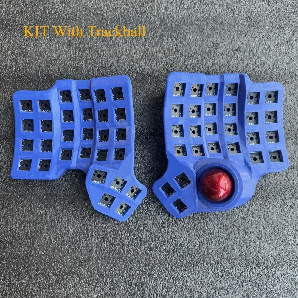 Charybdis Mini Split Keyboard Kit Custom Bluetooth Wireless ZMK Hot-swap LemonV3/34MM TrackBall Split Keyboard Kit for MX Switch