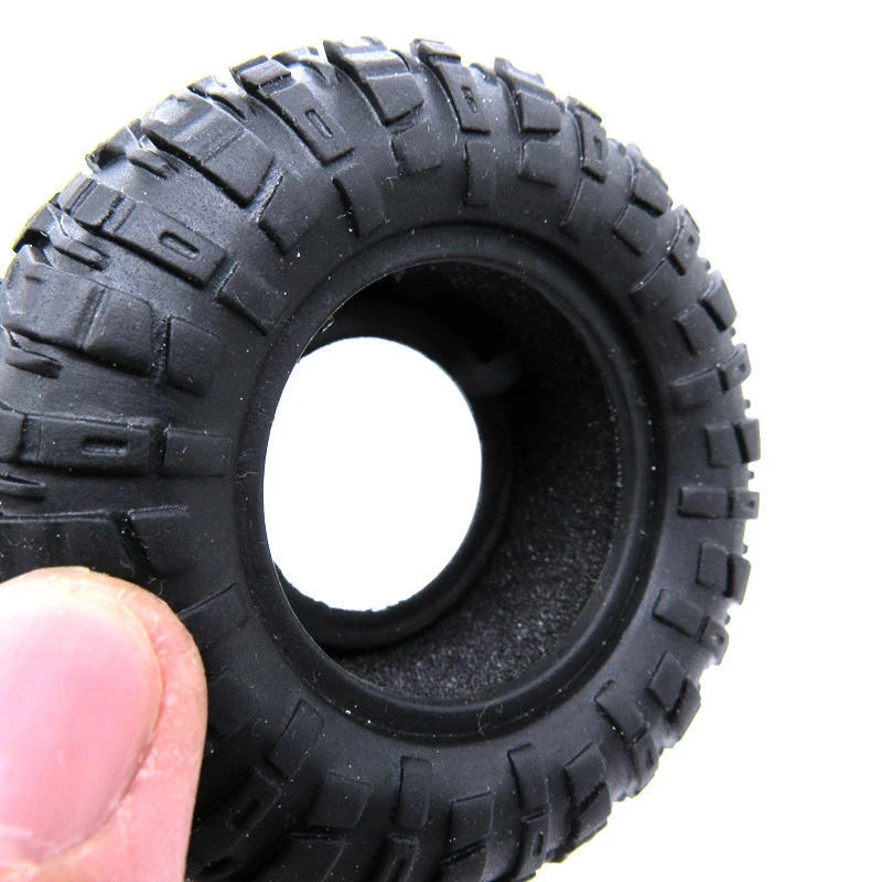 Eco-friendly-8pcs pneu esponja macia espuma para mn d90 d99 mn99s wpl c14 c24 c34 b16 b36 b14 b24 rc carro atualização peças acessórios