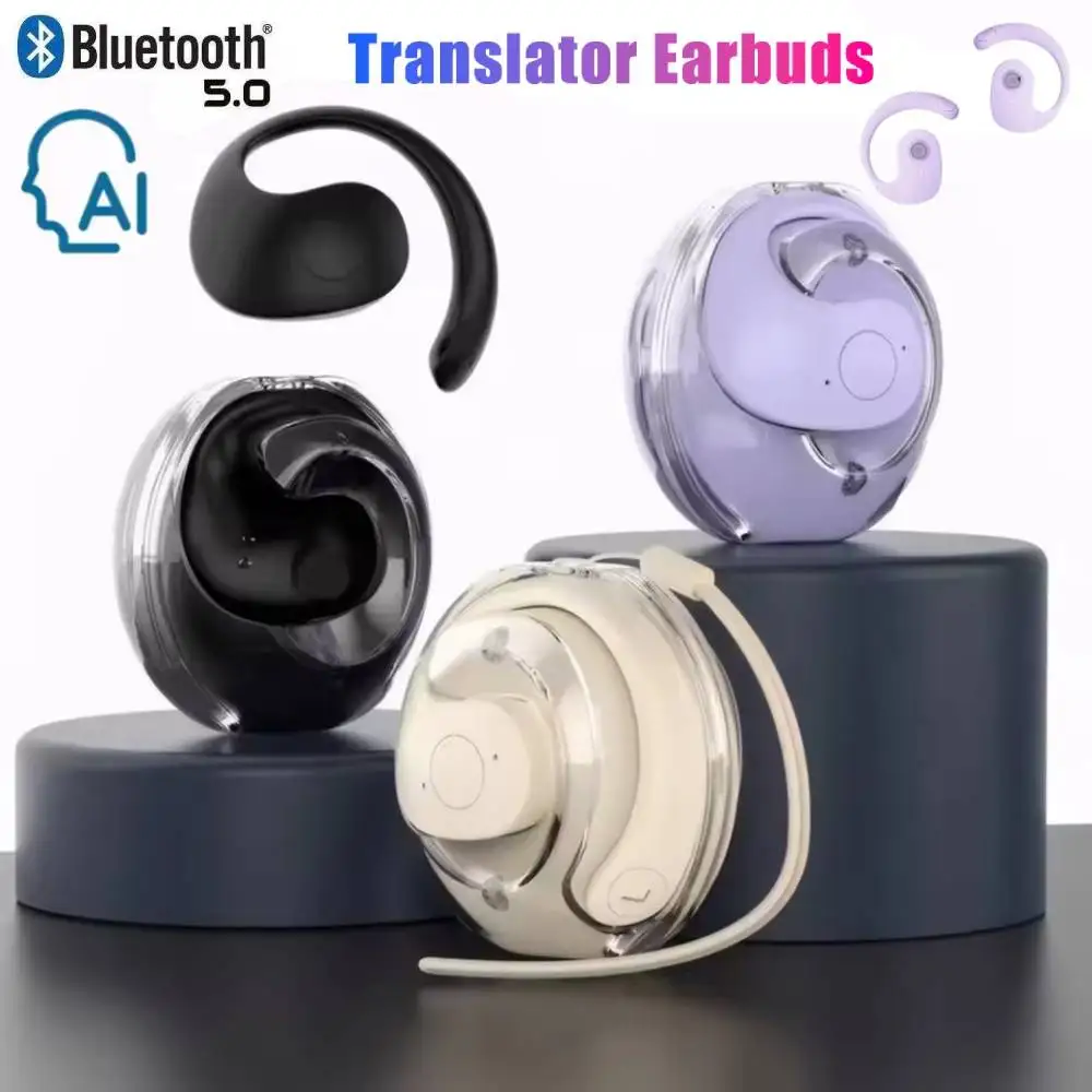 Real-time Translators Headphones Noise Cancelling Wireless BT Language Translators Headset 144 Languages Headphones Translators