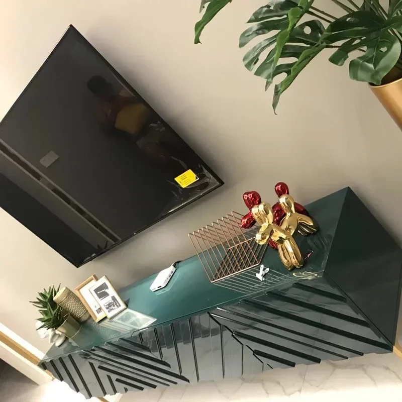 Meuble TV et Table à Thé de Luxe observateur, Meuble Bas Néoclassique, Salon Post-Moderne