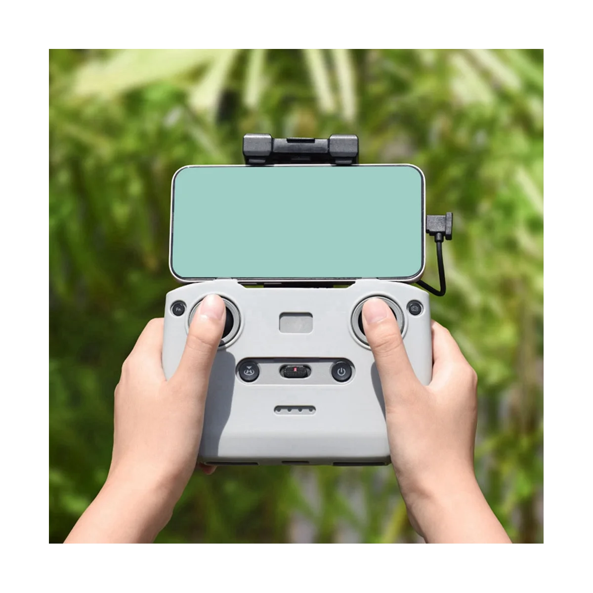 حافظة من السيليكون لجهاز التحكم عن بعد ، غطاء حماية لجهاز التحكم عن بعد 3 برو dji rc mini3/air2s/mini2 royal 3 ، لون أسود