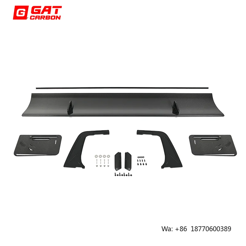 Rear Spoiler V1 Style Dry Carbon Fiber Fixed Wing Spoiler Car Modification Spoiler for BMW M2 M3 M4 G87 G80 G82 High Quality