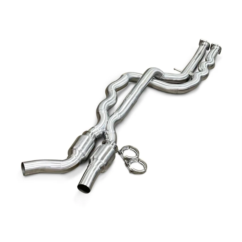 Stainless steel equal length middle pipe suitable for BMW M2C/M2 F87 3.0T 2016-2019 automotive exhaust system Cat back