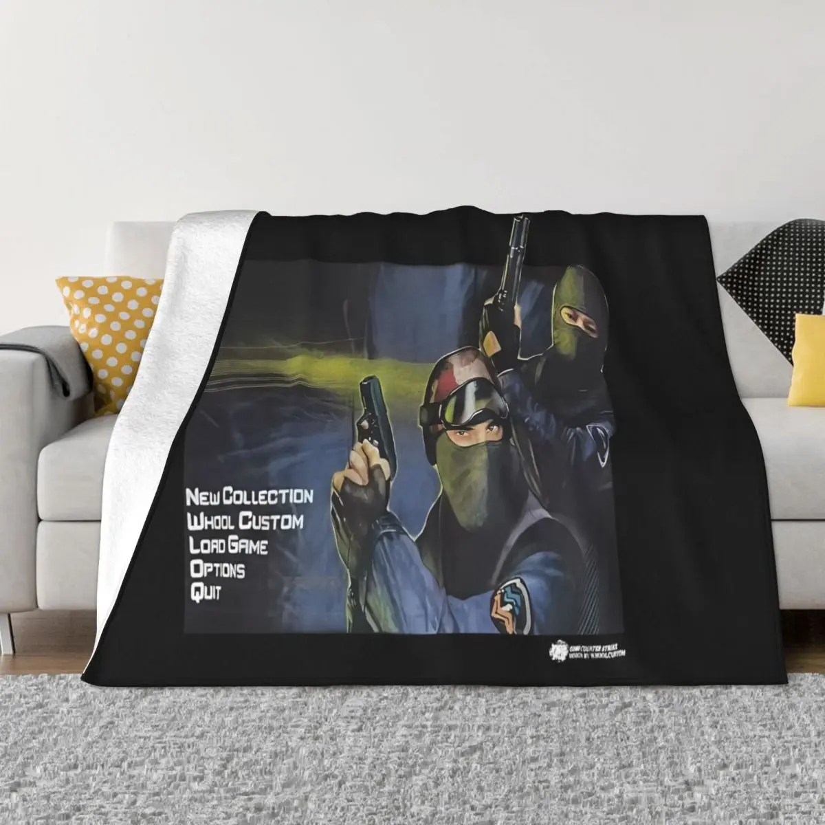 Counter Strike Home Bed Blanket Winter Blankets Blankets And Throws Throw Blanket