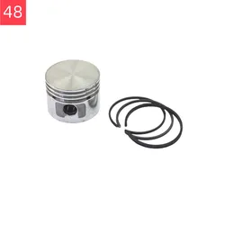 48mm Air Compressor Conexão Rod Piston + Piston Ring Oil Gás Ring Air Pump Acessórios