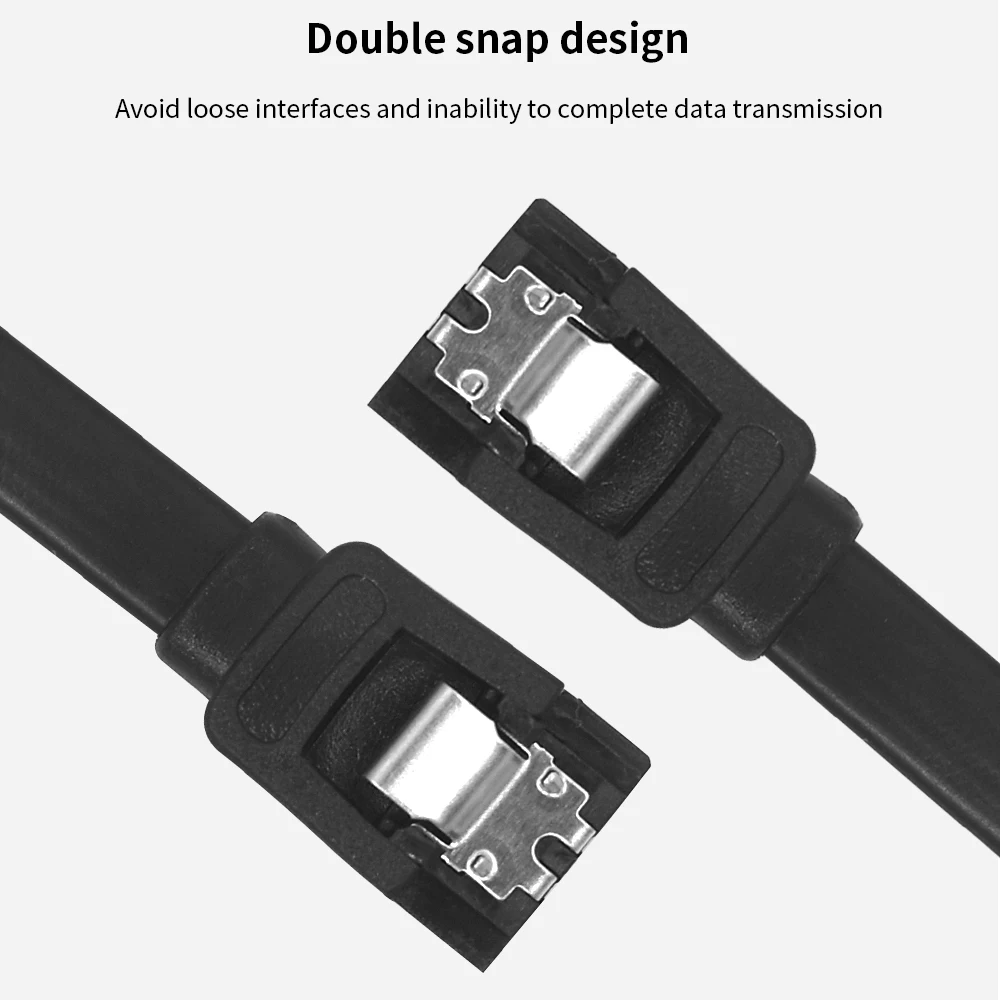 TISHRIC SATA 3.0 Cable Sata Solid State Hard Disk Serial Data Cable Multi-Color Flexible Sata Hard Disk Fast Transmission Cable