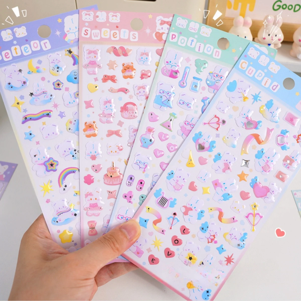 

48 pcs/lot Wholesale Kawaii Animal Party Happy Decor Stickers Scrapbooking Diy Journal Sticker Aesthetic Sticker Cute Stationery