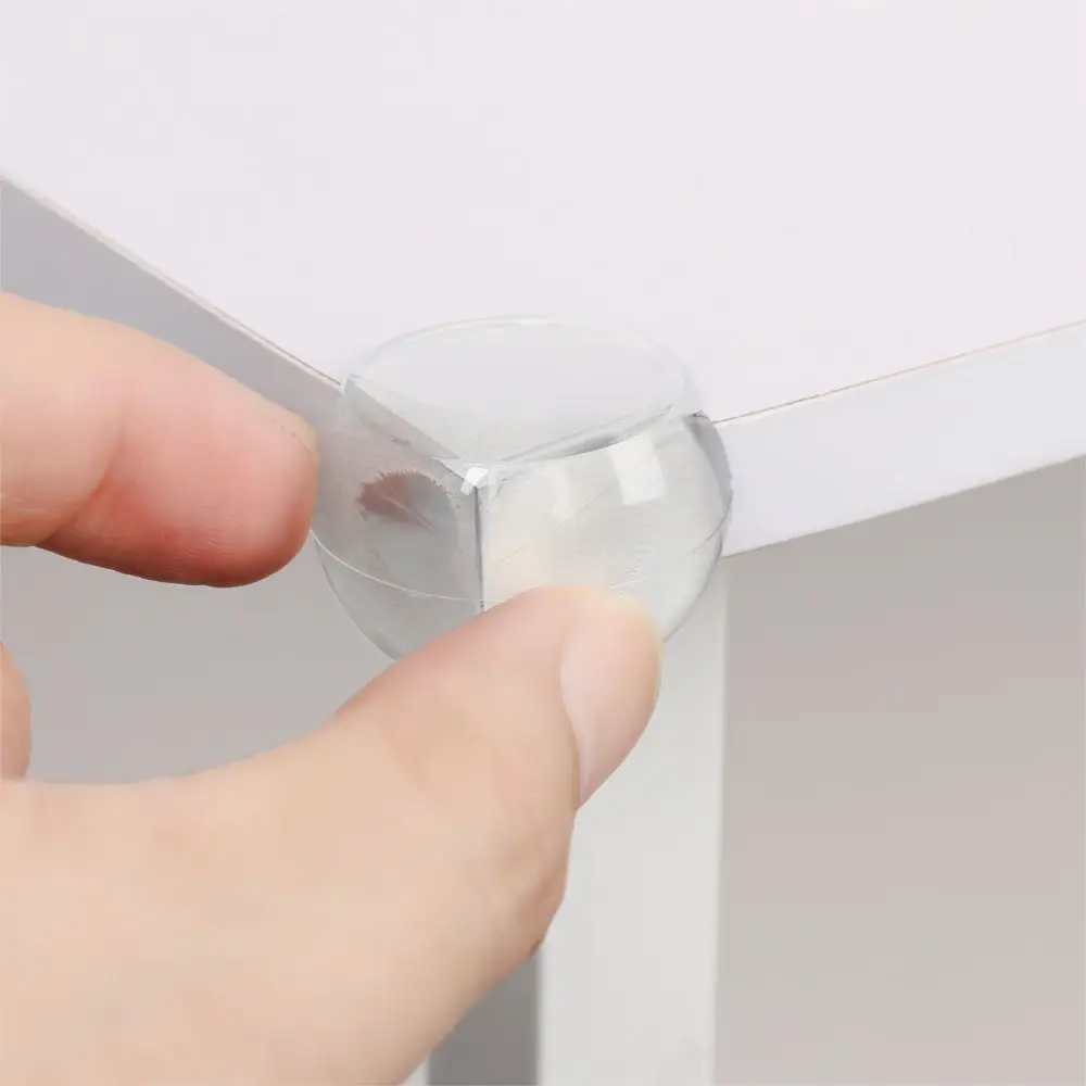 4 قطعة مكتب سلامة الأطفال حشوات للزوايا السيليكون المضادة للتصادم قطاع ركن حامي الحافة