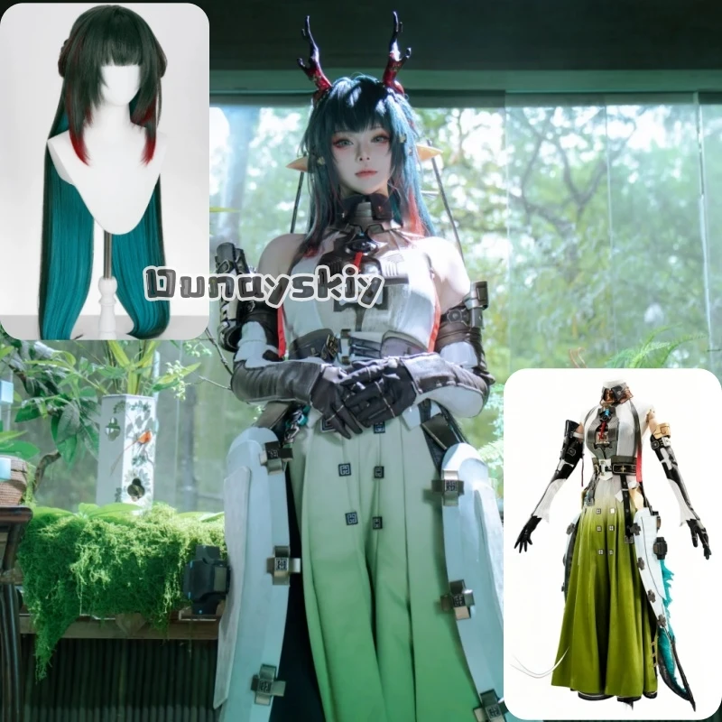 

LWW14*Arknights Endfield Zhuang Fangyi Cosplay Costume Game Anime Character Full Set Outfit For Halloween Comic Cosplay Events