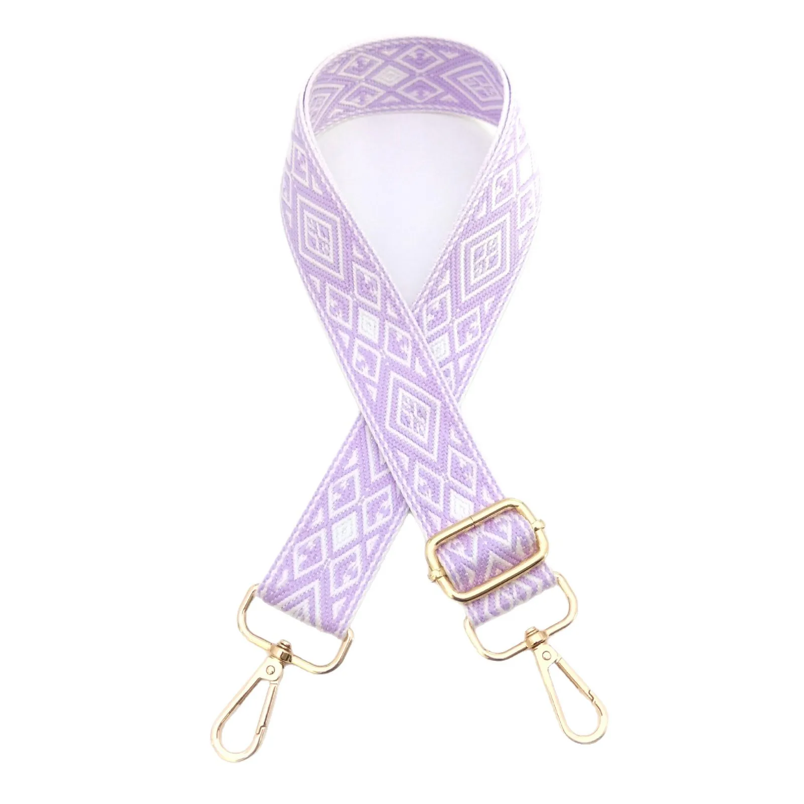 DIY حقيبة نسائية بسيطة استبدال حزام قابل للتعديل لون حقيبة حزام كتف واحد مائل تمتد حقيبة نسائية حزام الكتف #5