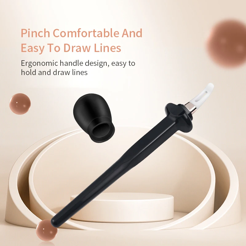 1pc ferramentas guia de delineador fácil sem soctar delineador gel reutilizável silicone delineador escova delineador para mãos shaky iniciante maquia