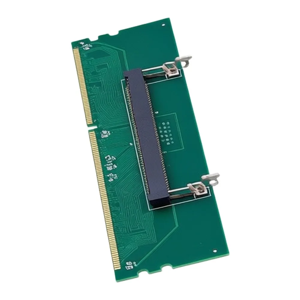 SO DIMM to DIMM Adapter Card for DDR3 DDR4 DDR5 For Laptop Modules Compatible with Desktop Motherboards 13.4mm x 3.7mm