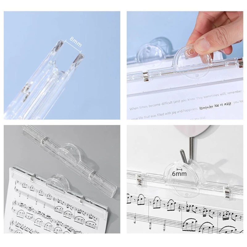 for Giant Magnet Paper Clip Transparent File Hanging Clamp Heavy Duty for Menu Photo Picture Organization Document Class