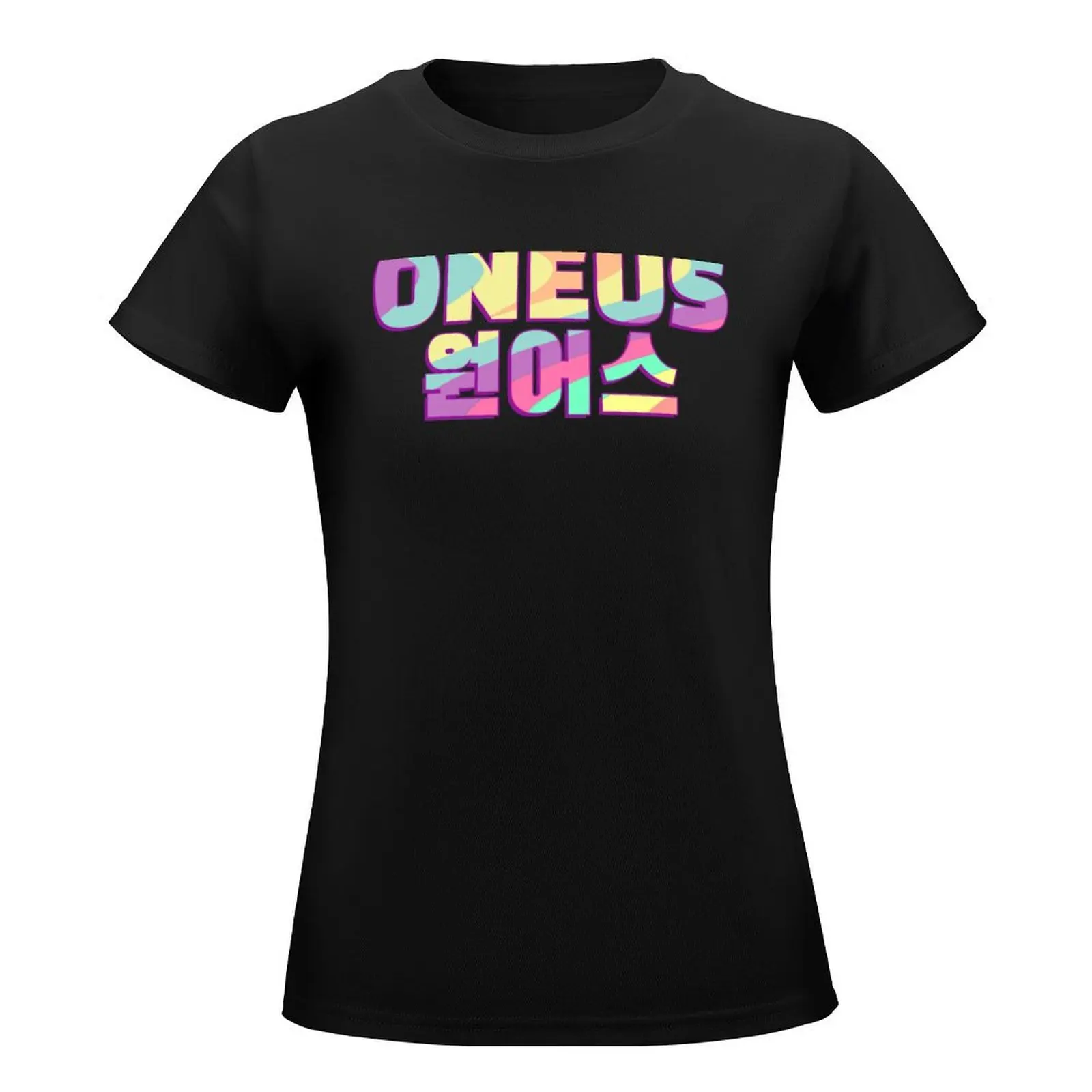 ONEUS T-Shirt anime clothes hippie clothes summer tops oversized Woman T-shirts