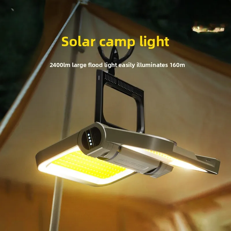 

YOUSKY уличный светильник для кемпинга на солнечной энергии, перезаряжаемый, с длительным сроком службы батареи, аварийное освещение для дома и наружного использования