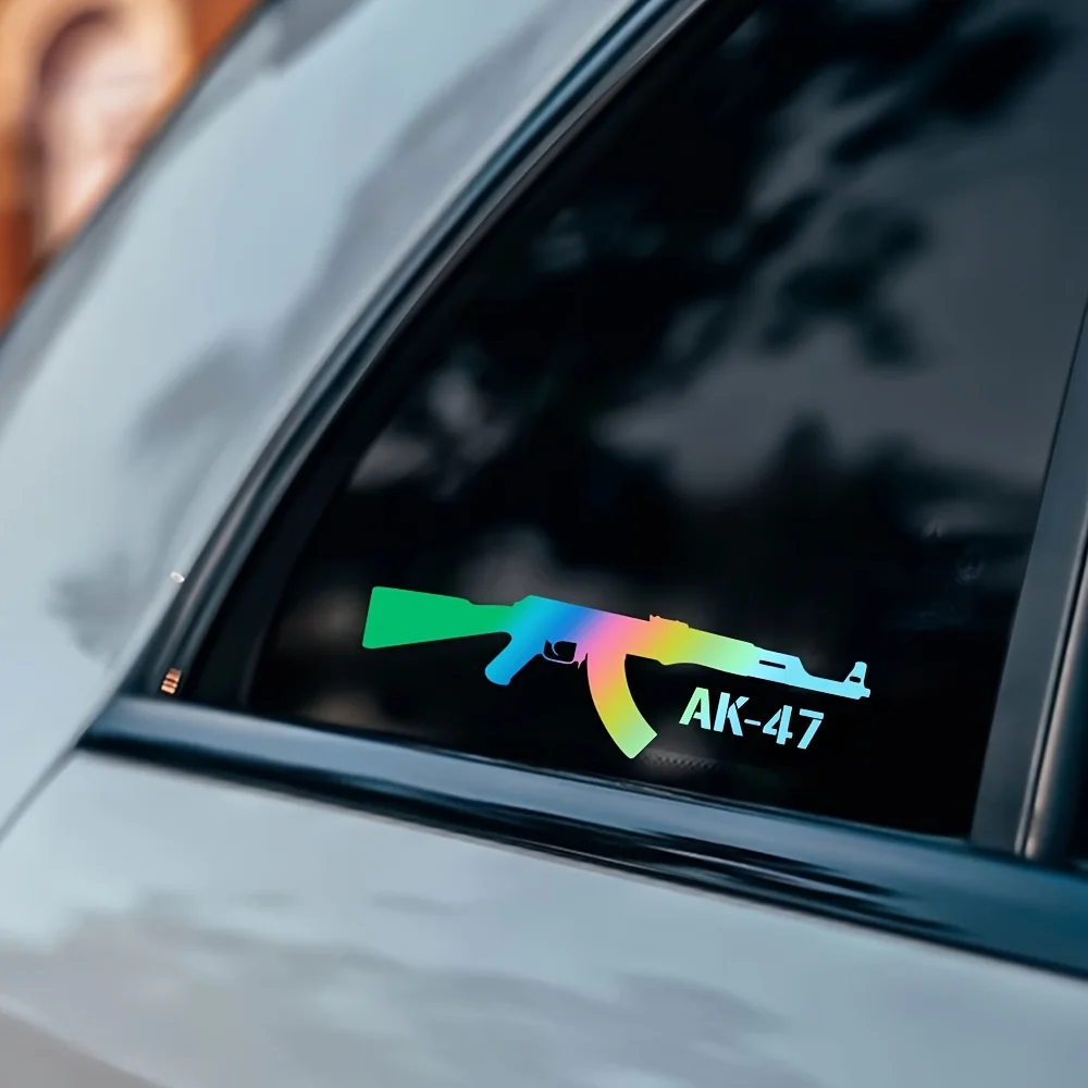 독특한 AK-47 전술 데칼 - 높은 인식도를 가진 독특한 디자인, 전술 배낭, 장비 케이스 및 장비에 이상적