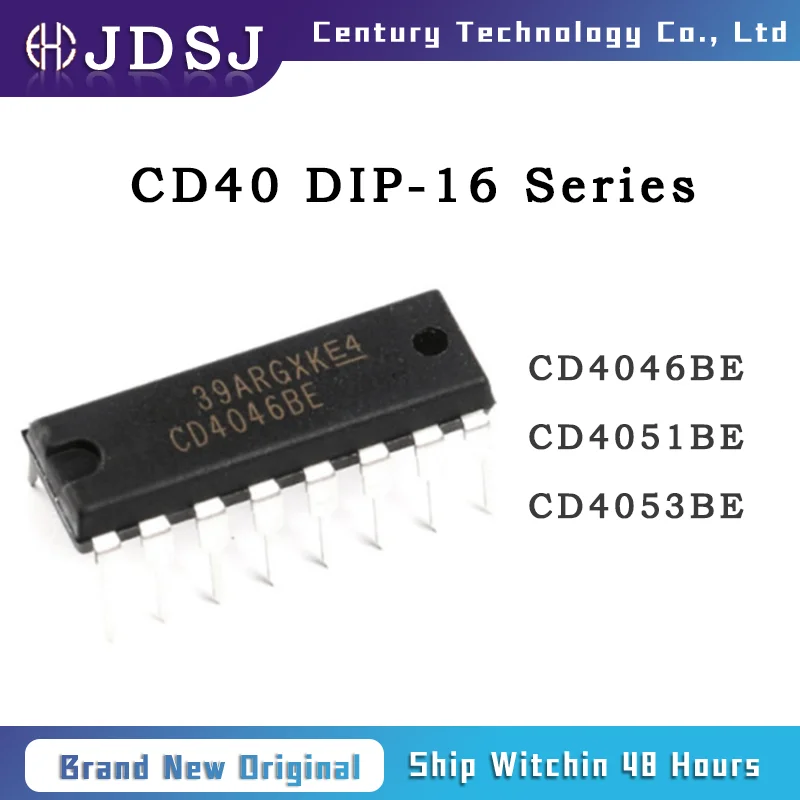 10PCS/100PCS CD4046BE CD4051BE CD4053BE DIP16 Brand New Original IC Chip