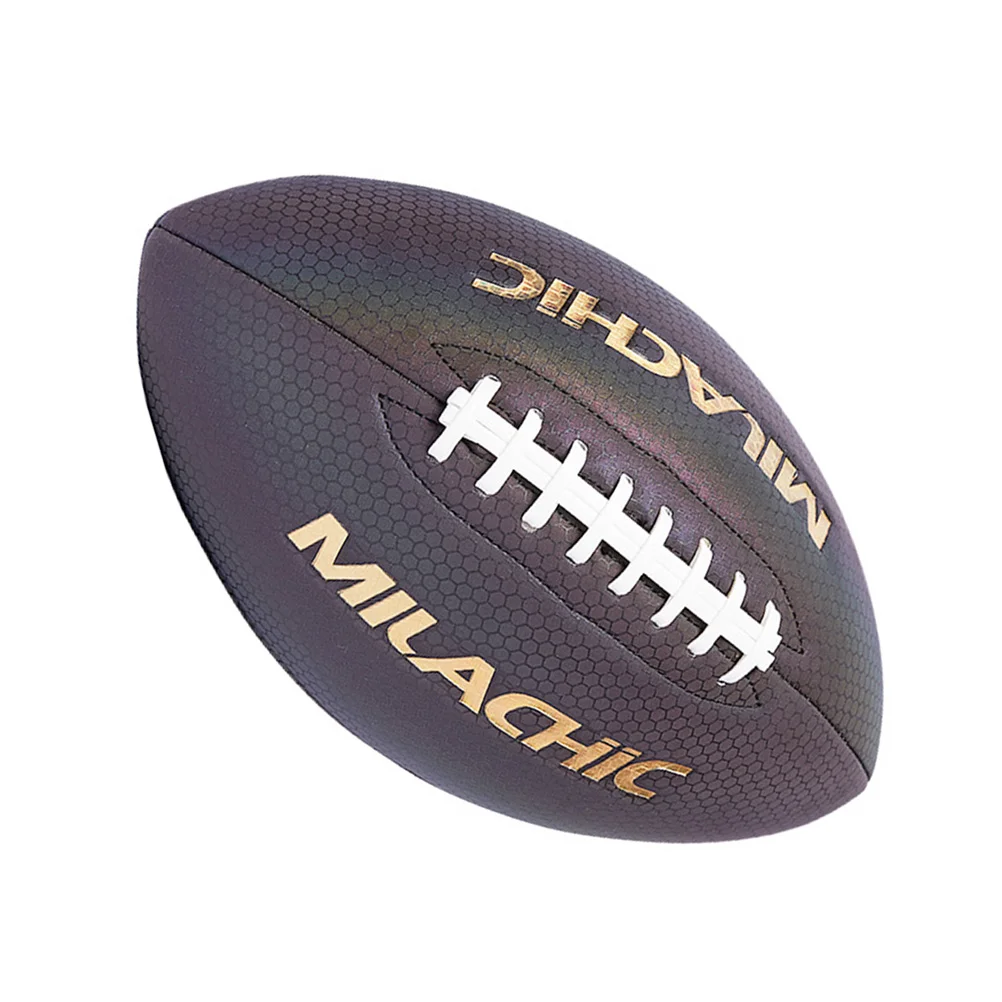 1Pc Fluorescence Standard Football Professional Competition Rugby Ball Training Football Competition Supply