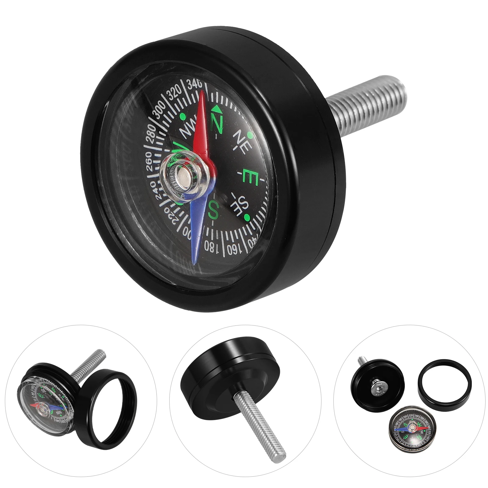 

1 set Cycling Compass Small Compact Portable Bike Accessory Multi-function Tool Practical Direction for Bicycles Mountain Bike