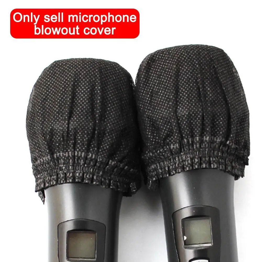 Juste de microphone anti-pulvérisation ultra-mince, étui de blé, non tissé, en forme de U, en forme de O, KTV, poulet, 2 pièces