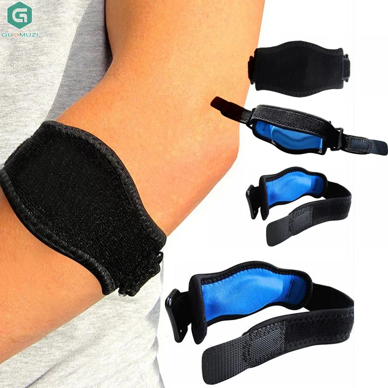 

Регулируемый локтевой бандаж для спорта - силиконовый компрессионный бандаж для облегчения боли при тендините - спортивная поддержка для мужчин и женщин