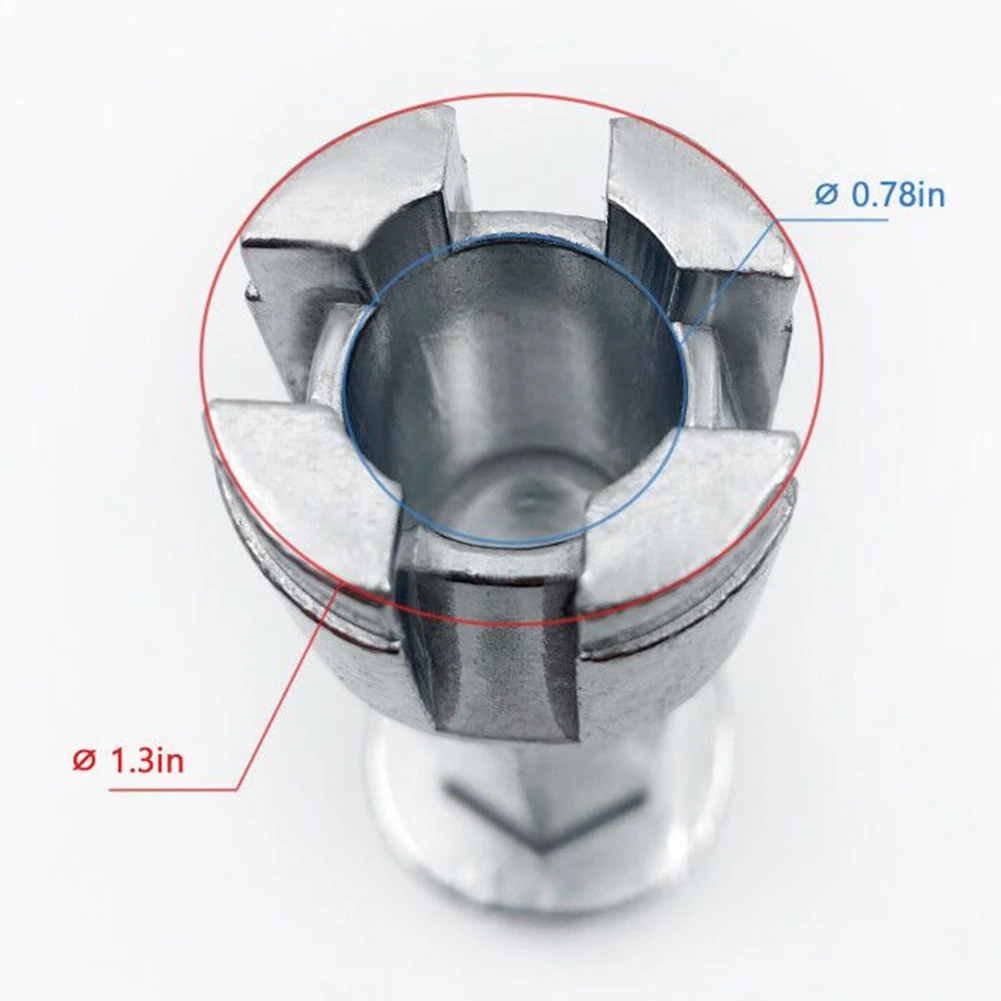 Llave removedora de drenaje para bañera, llave de drenaje para bañera, llave de drenaje de doble extremo, herramienta removedora de drenaje, llave de aleación de Zinc para Baño