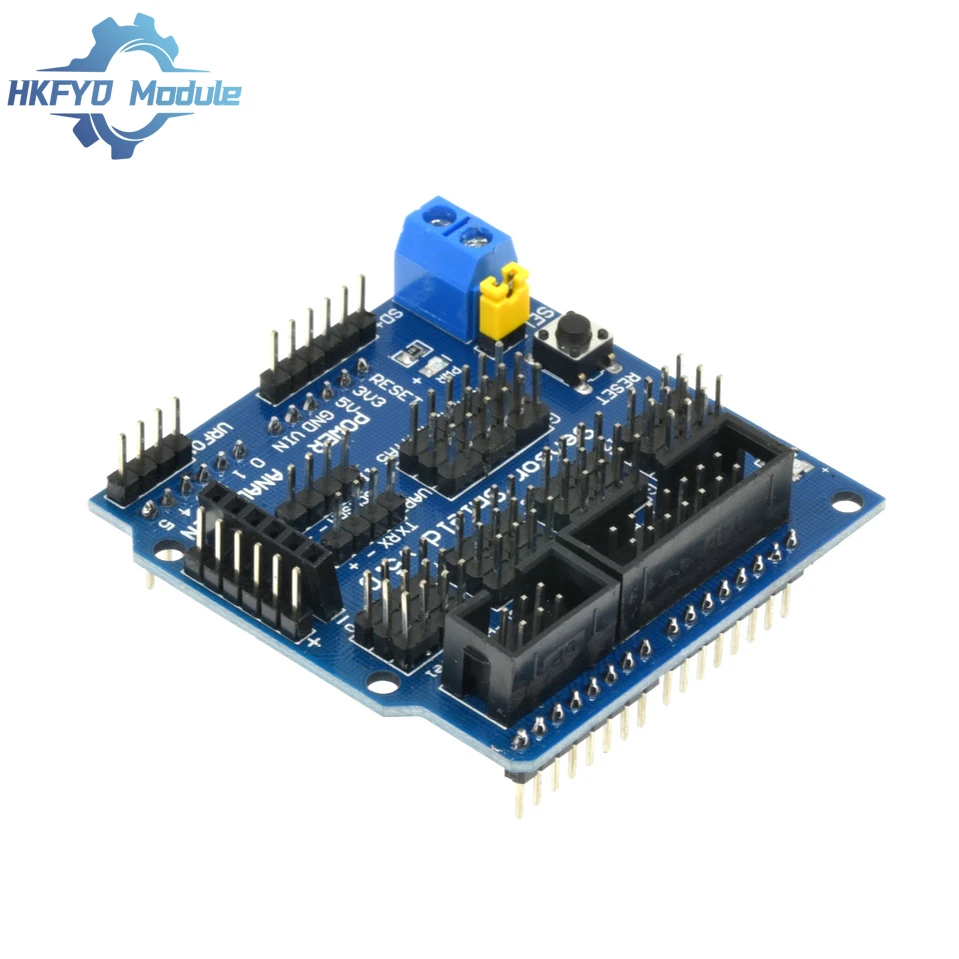 Плата расширения сенсора V5.0 для UNO MEGA R3 V5 Для Arduino, электронные строительные блоки деталей робота