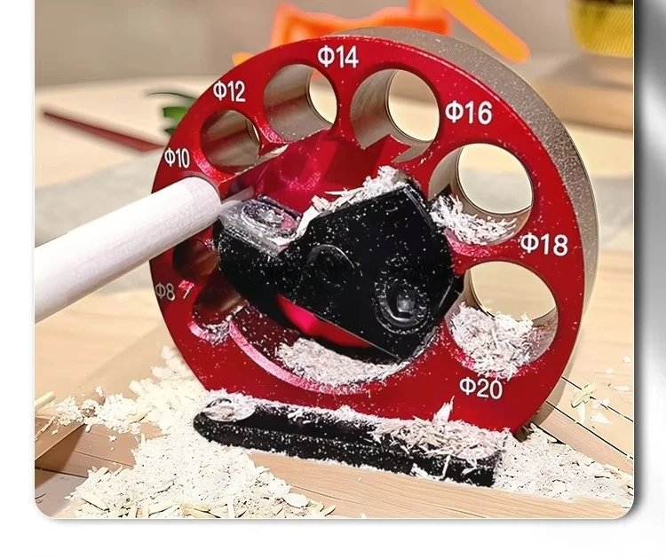 8-Hole Adjustable Electric Drill Wheel Device Industrial DIY Woodworking Assisted Punch Stone Wood Long Tenon Square Strip OEM