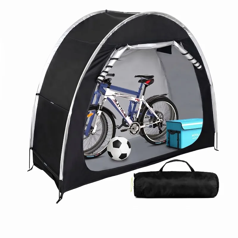 Outdoor Bike Storage Tent, Spacious Foldable Portable Mountain Bike Shelter for Parking