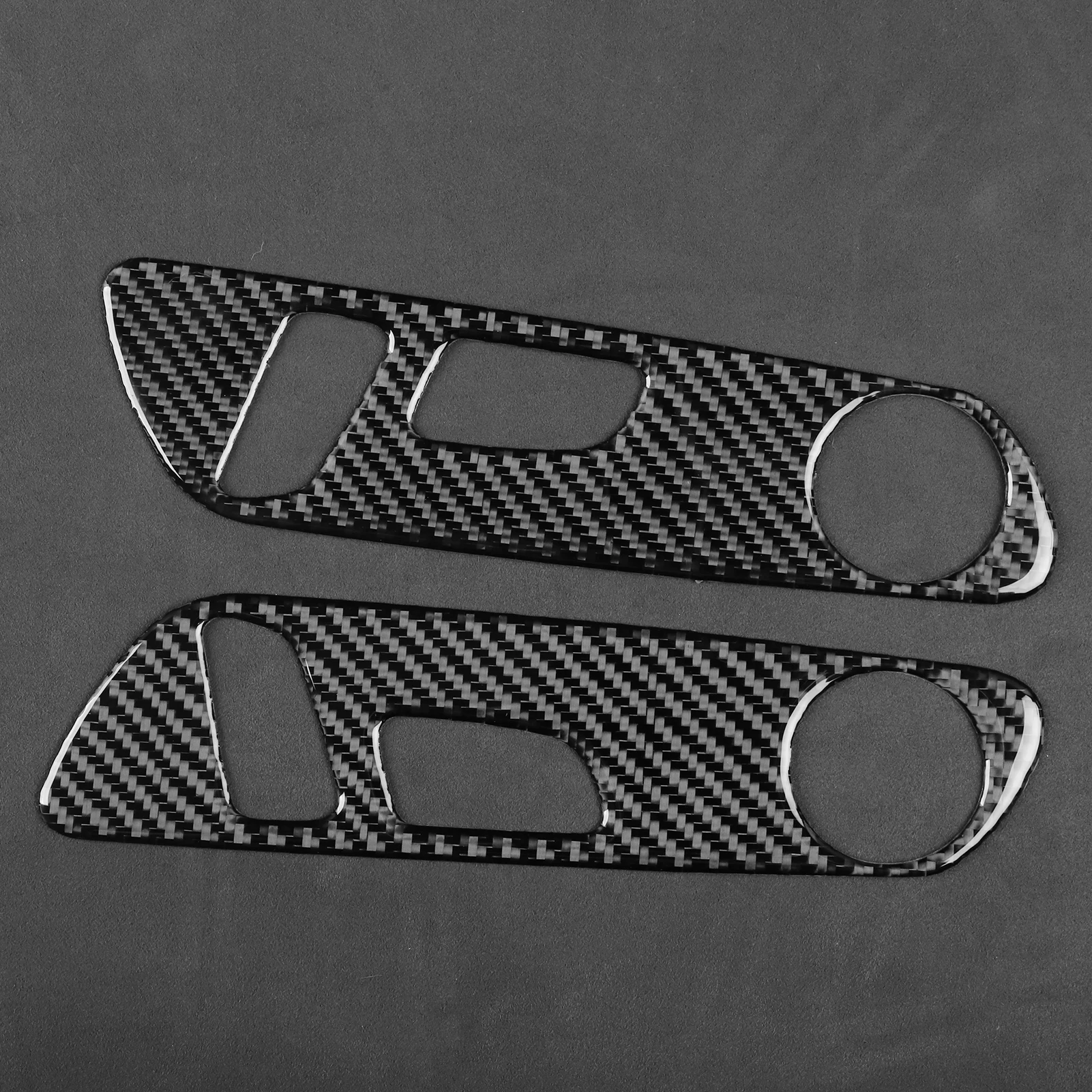 For VW Passat CC 2012-2018 & Passat B7 2012-2016 Carbon Fiber Seat Adjustment Panel Car Interiors Accessories Decoration Sticker