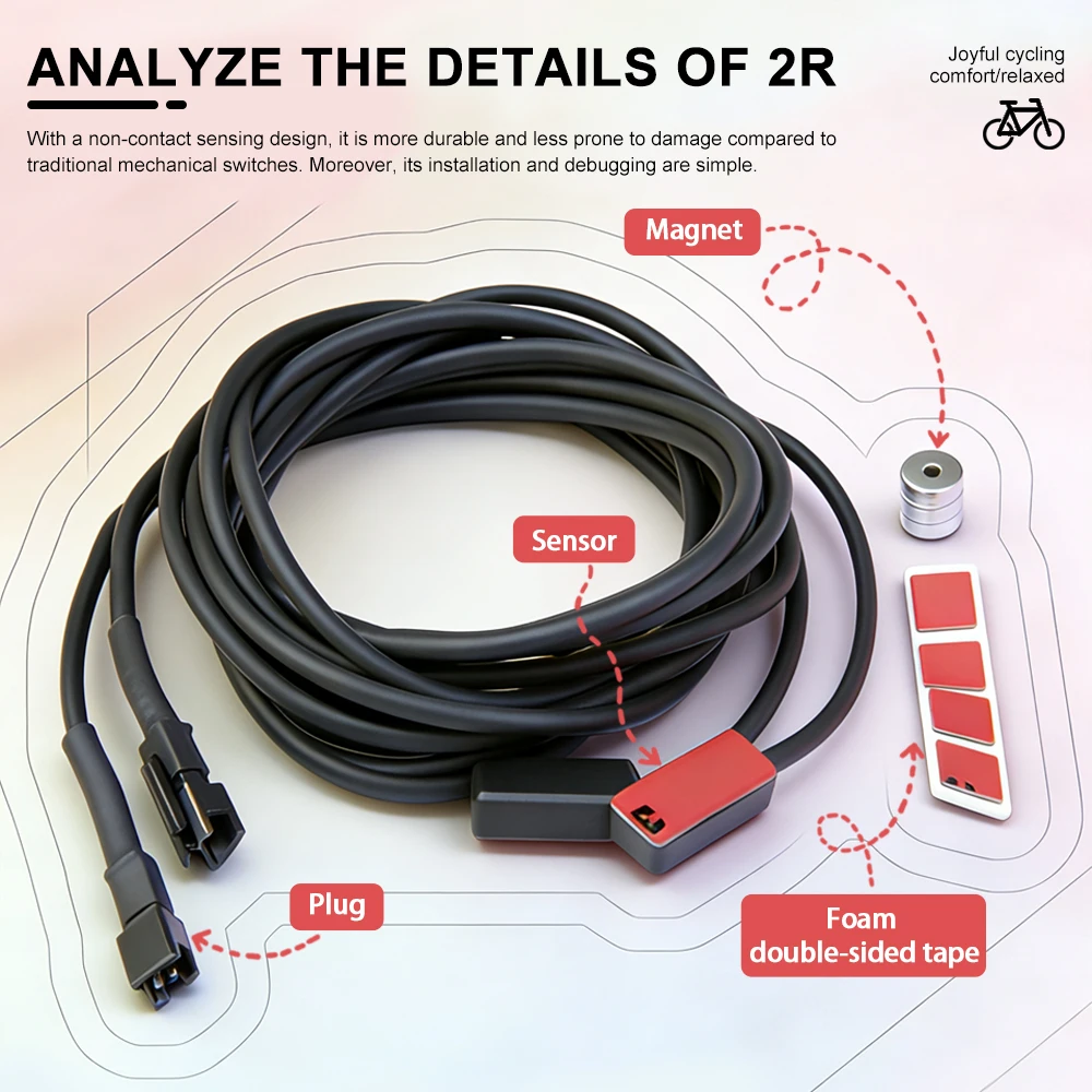 

High Quality Electric Bike Hydraulic Brake Sensor Power Cut off MS-BK-2R/MS-BK-ES SM/WP Cycling Accessory for Ebike Parts